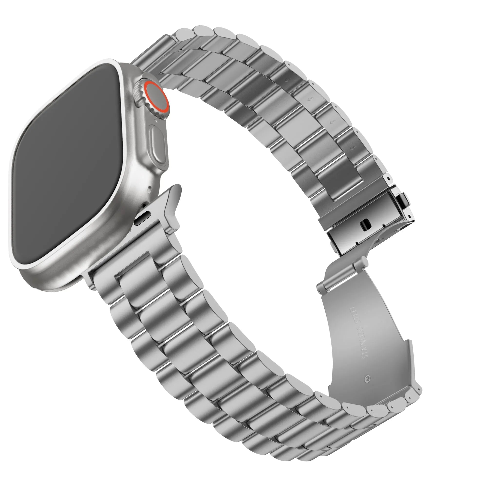 BALR Apple Watch titanium band (zilver)