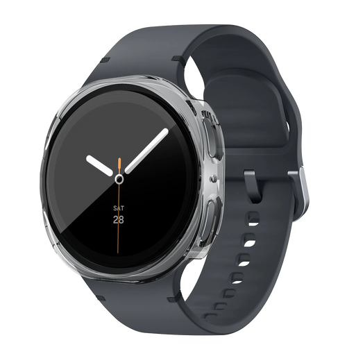 Bandz Samsung Galaxy Watch 8 - 44mm PC hoesje met glas (transparant)