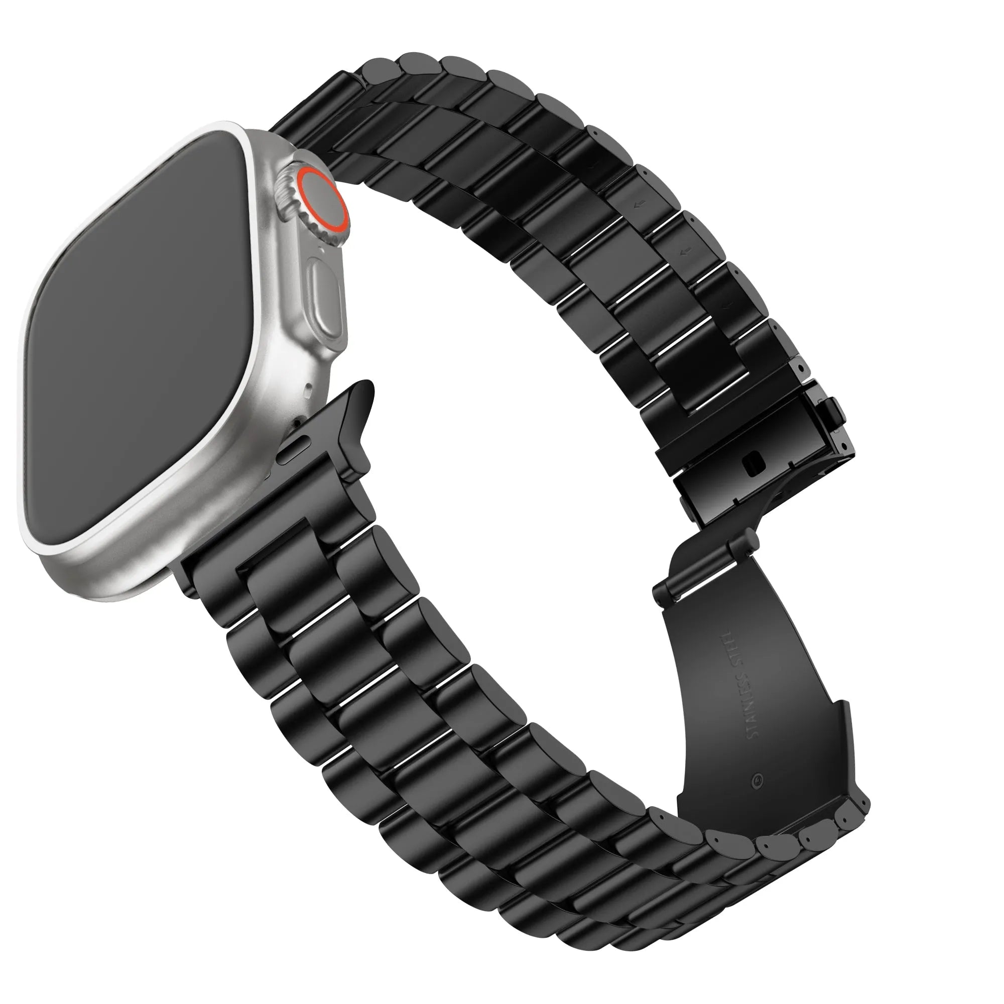 BALR Apple Watch titanium band (zwart)
