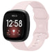 Fitbit Sense siliconen classic bandje (zandroze)