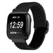 Fitbit Versa (2) elastisch bandje (zwart)