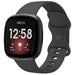 Fitbit Versa 3 siliconen classic bandje (zwart)