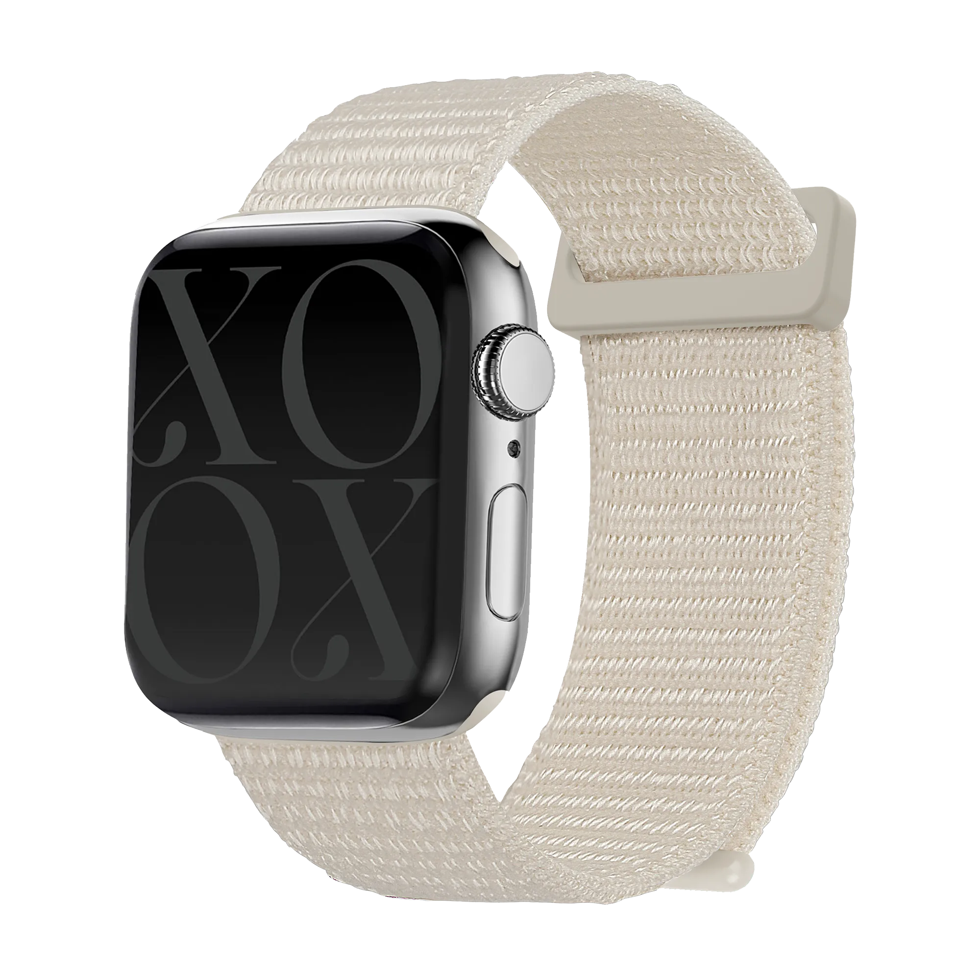 xoxo Wildhearts Apple Watch nylon  bandje (sterrenlicht)