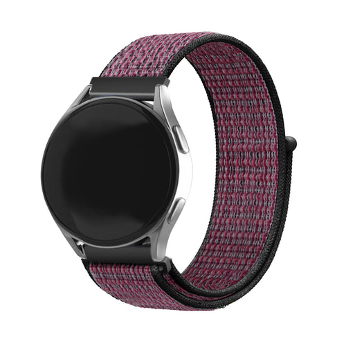 Withings ScanWatch Nova nylon bandje (true berry)