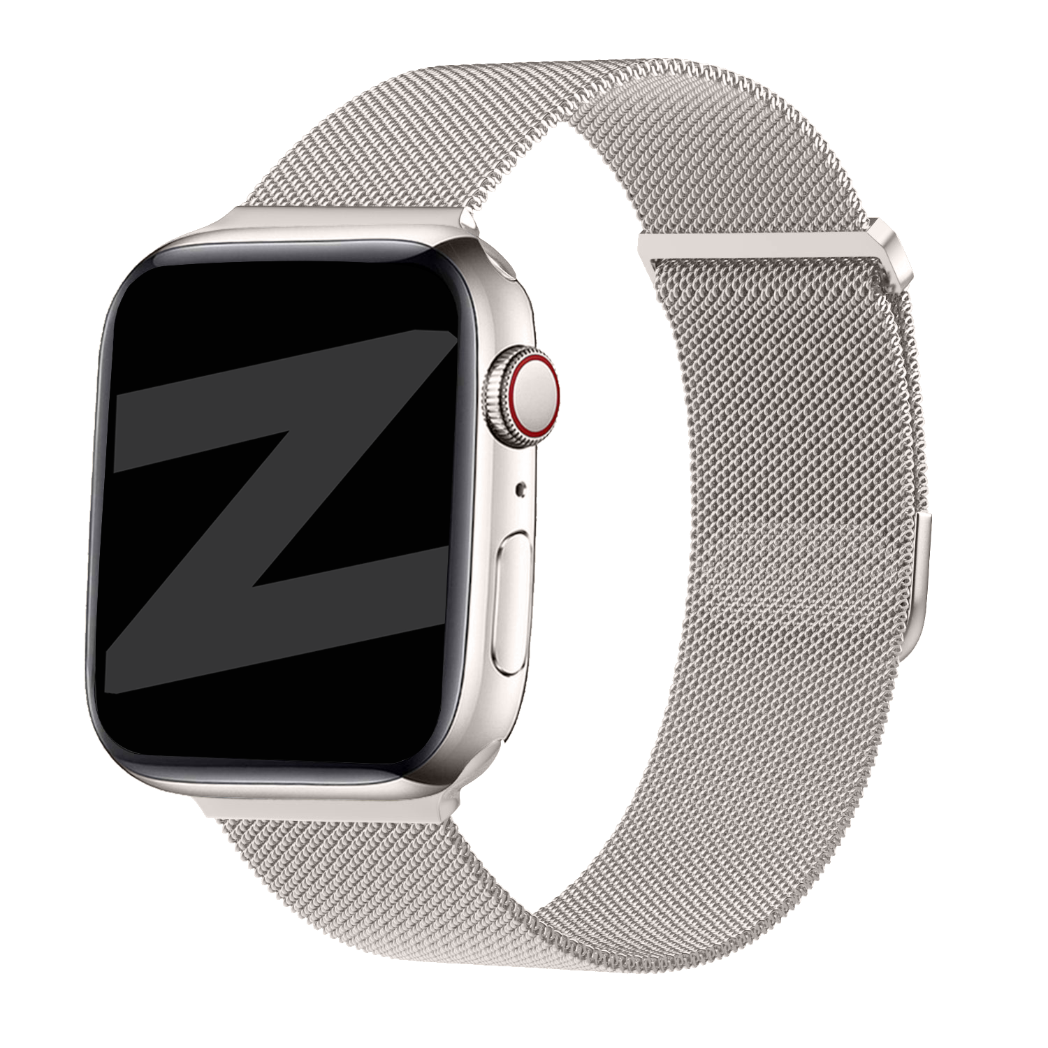 Bandz Apple Watch Ultra Milanese Loop Strap (Starlight)