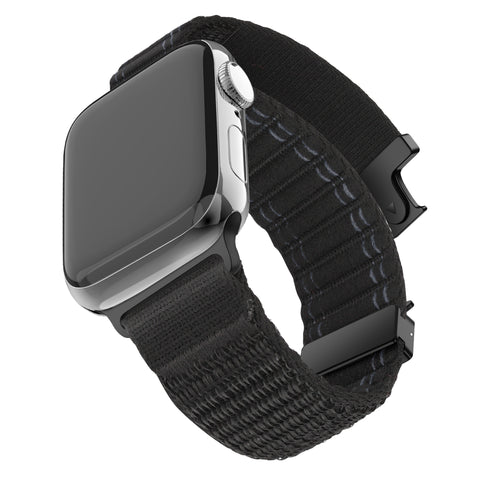 Bandz Apple Watch Ultra Nylon Strap 'Deluxe' P-Buckle (Black)