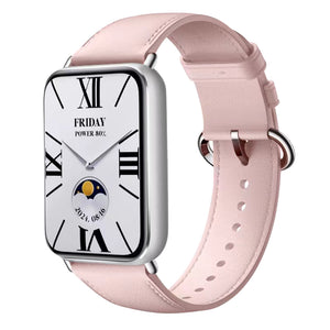 Xiaomi Smart Band 8 Pro leren bandje (roze)
