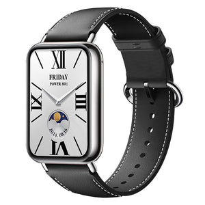 Redmi Watch 6 leren band (zwart)