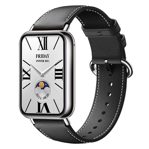 Redmi Watch 6 leren band (zwart)