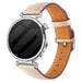 Fossil Gen 5e - 42mm square leren band (sterrenlicht)