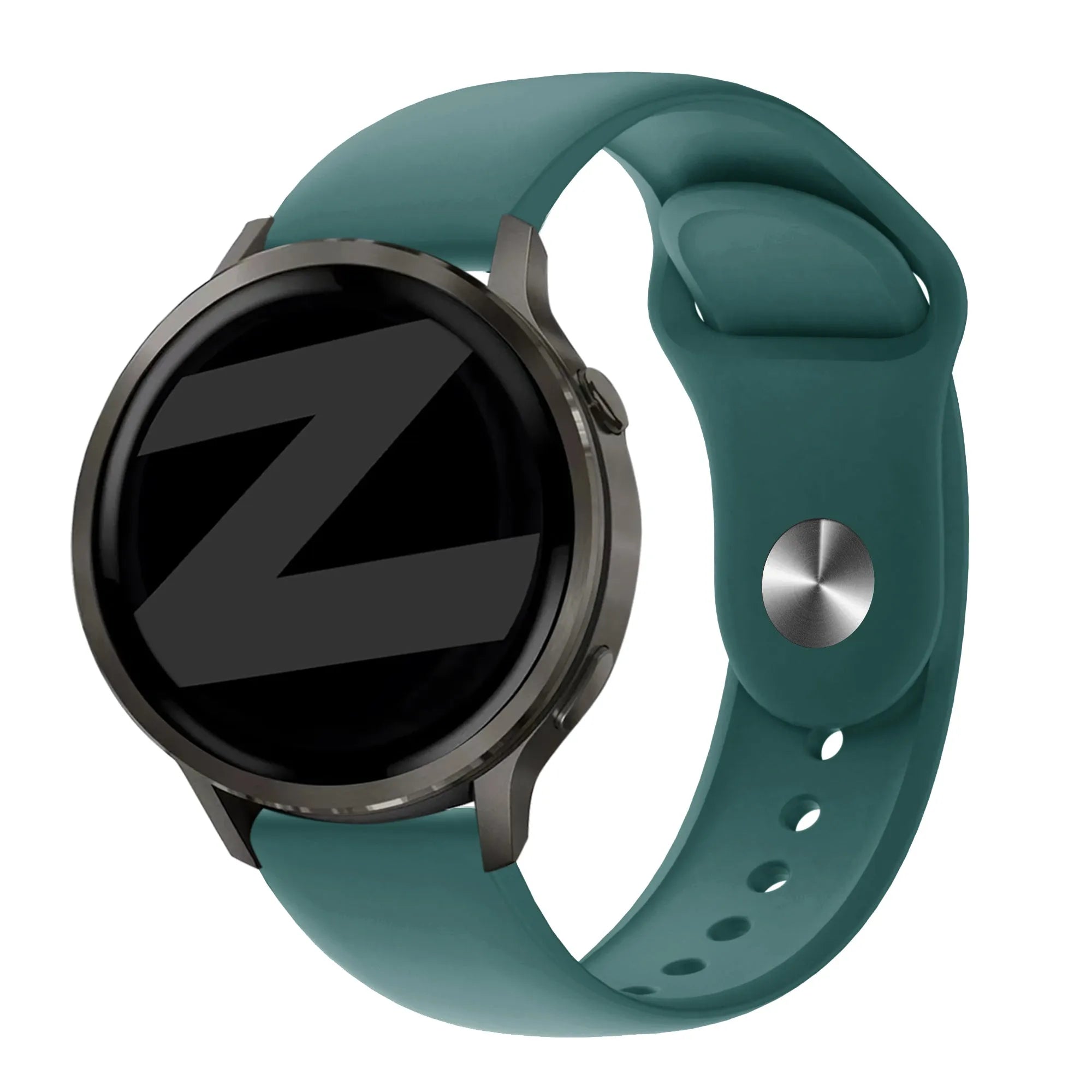 Bandz Garmin Forerunner 265s sport band 'Deluxe' (dennengroen)