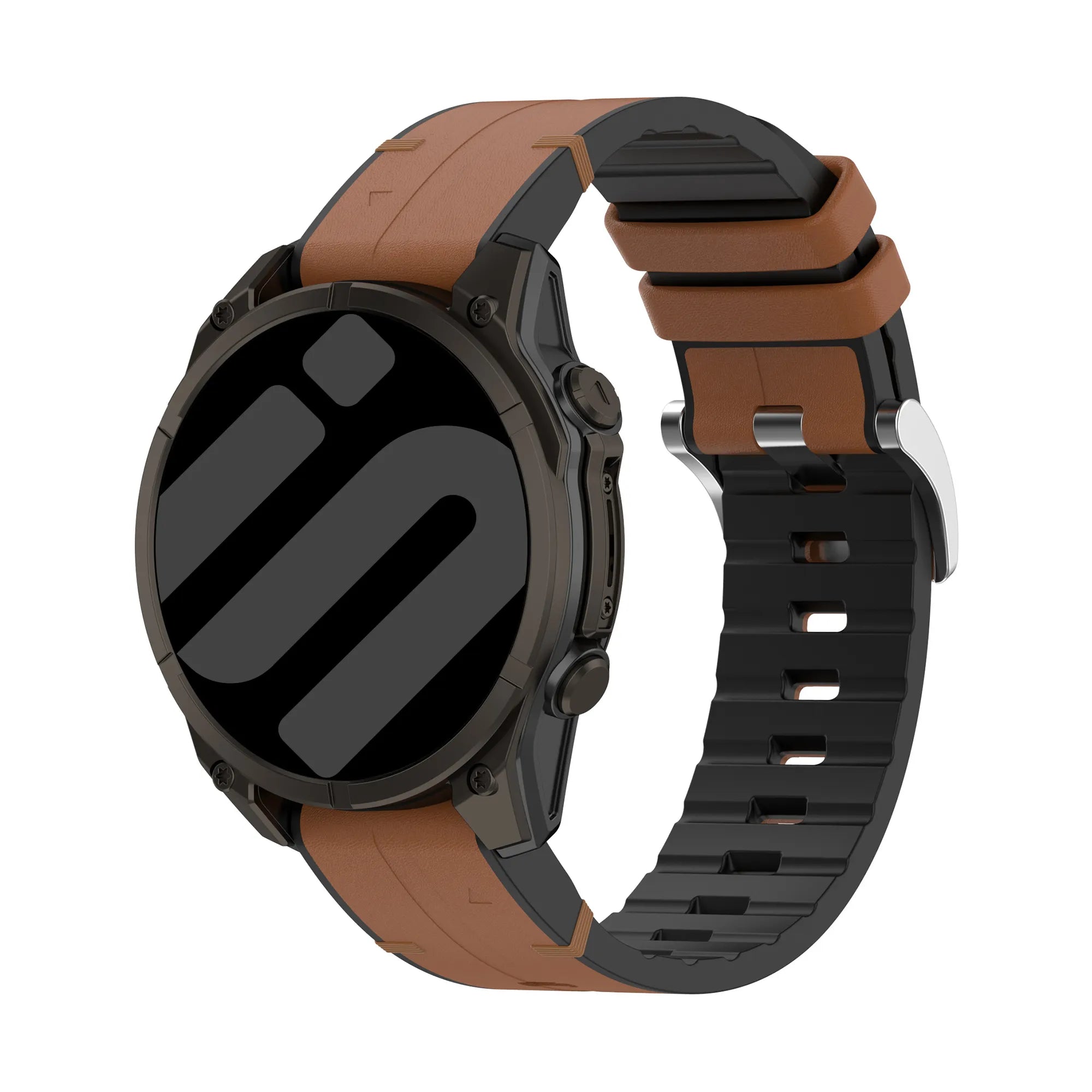 Garmin Fenix 8 Pro - 47mm Leather Hybrid Strap (Brown)