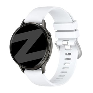 Bandz Garmin Forerunner 255s siliconen band 'Classic' (wit)