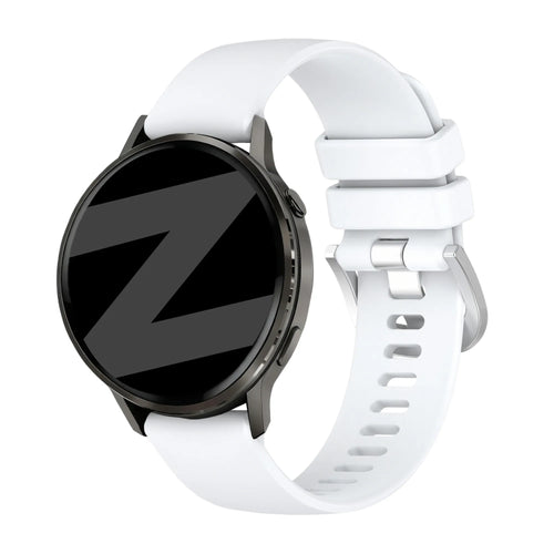 Bandz Garmin Forerunner 255s siliconen band 'Classic' (wit)