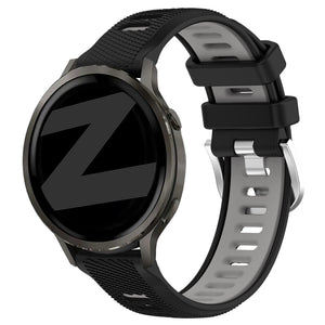 Bandz Garmin Forerunner 255s sport band met gesp (zwart/grijs)