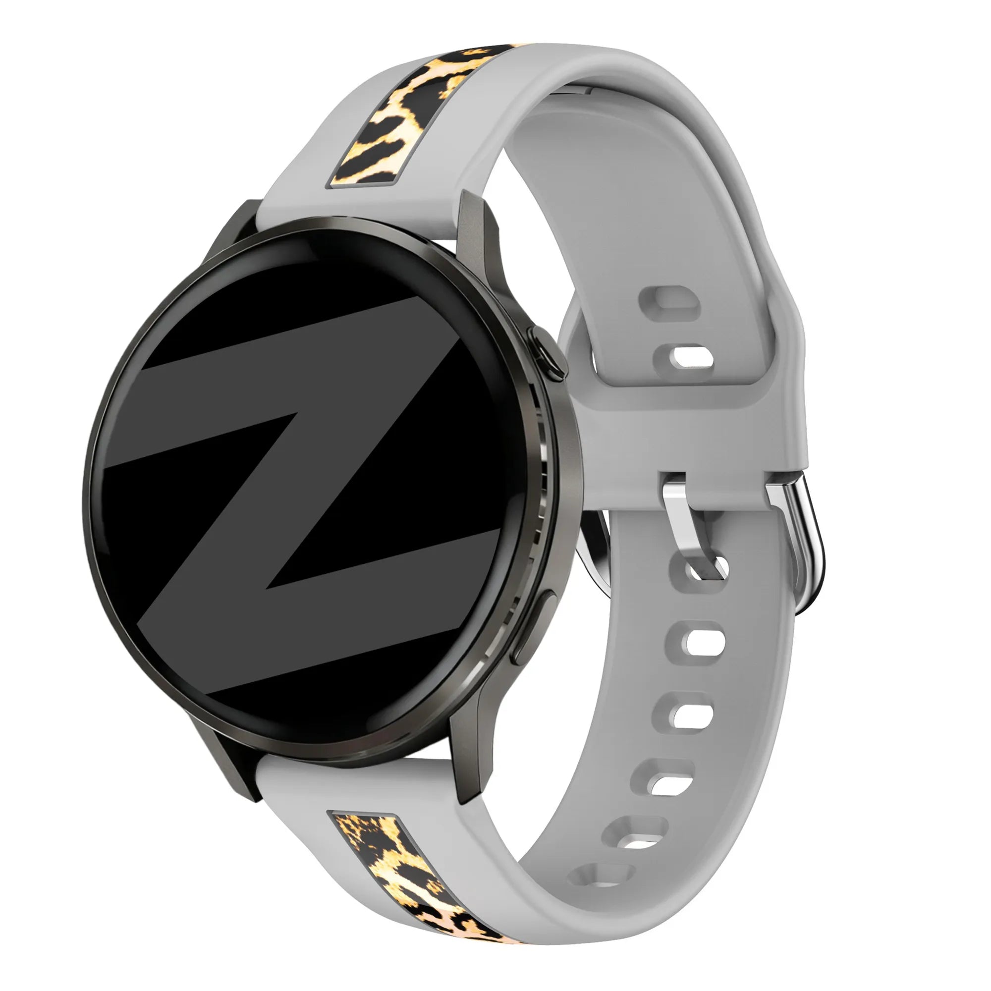 Bandz Polar Ignite 3 dual leopard bandje (lichtgrijs)
