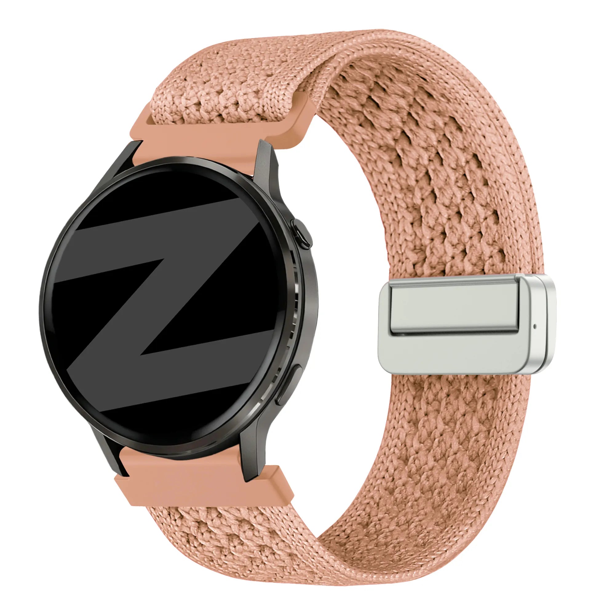 Bandz Garmin Forerunner 265s Vintage Nylon Strap (Antique Pink)