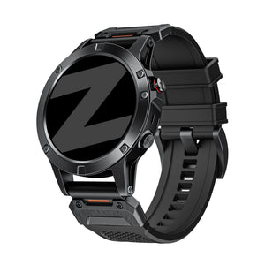 Bandz Amazfit T-Rex Ultra 2 siliconen band 'Explorer' (zwart)