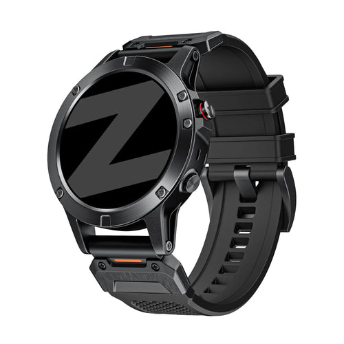 Bandz Amazfit T-Rex Ultra 2 siliconen band 'Explorer' (zwart)