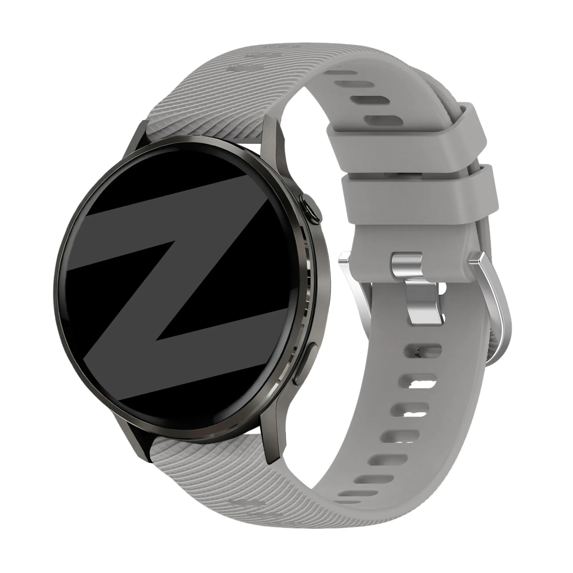 Bandz Garmin Vivoactive 4s siliconen band 'Deluxe' (grijs)