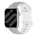 Apple Watch Flower siliconen band (grijs/wit)