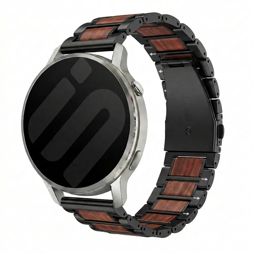 Huawei Watch Ultimate Wooden/Steel Strap (Black)
