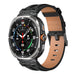 Samsung Galaxy Watch Ultra 2 solide lederen band (zwart)