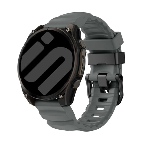 Garmin Quatix 5 / 6 / 7 Trail Silicone Strap (Dark Grey)