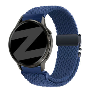 Bandz Garmin Venu 3 gevlochten band 'Parachute' (blauw)