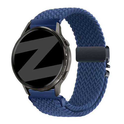 Bandz Garmin Venu 3 gevlochten band 'Parachute' (blauw)