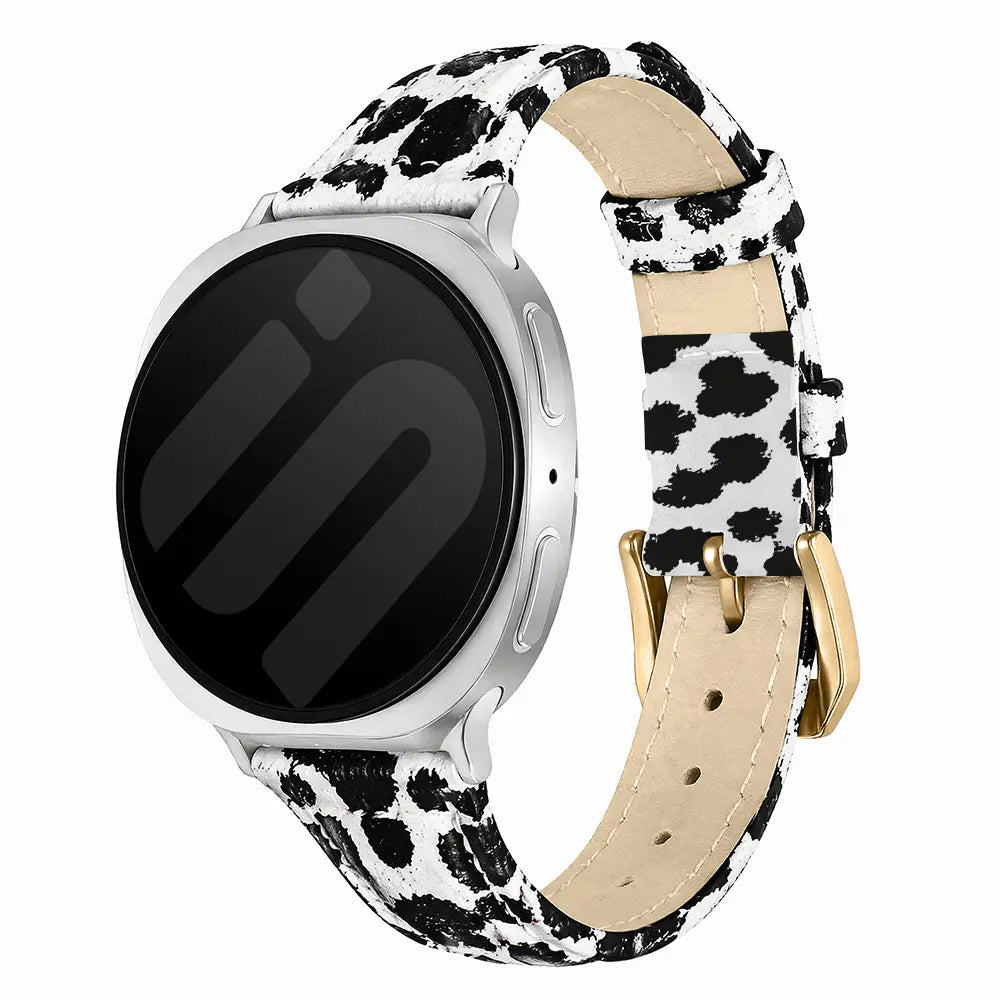 Samsung Galaxy Watch 9 - 40mm leren bandje (Leopard)