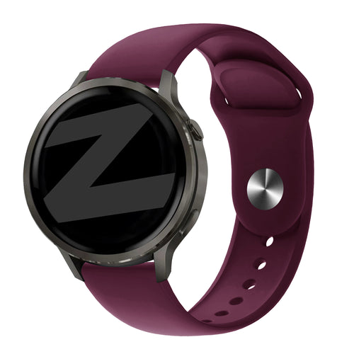 Bandz Garmin Forerunner 255s sport band 'Deluxe' (wijnrood)
