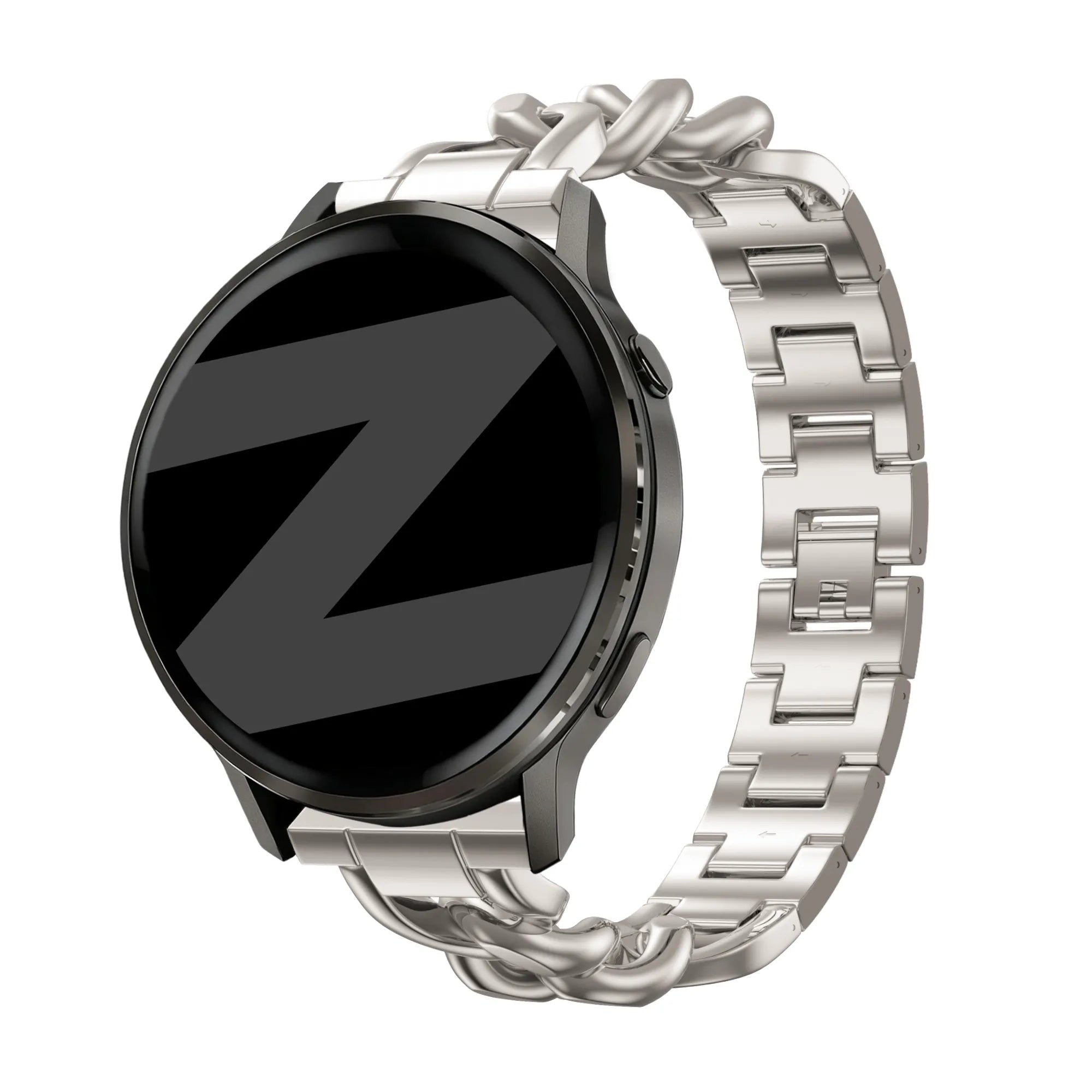 Bandz Oppo Watch X2 Mini metalen band 'Chains' (sterrenlicht)
