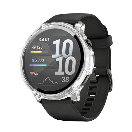 Bandz Garmin Venu 4 - 41mm PC hoesje met glas (transparant)