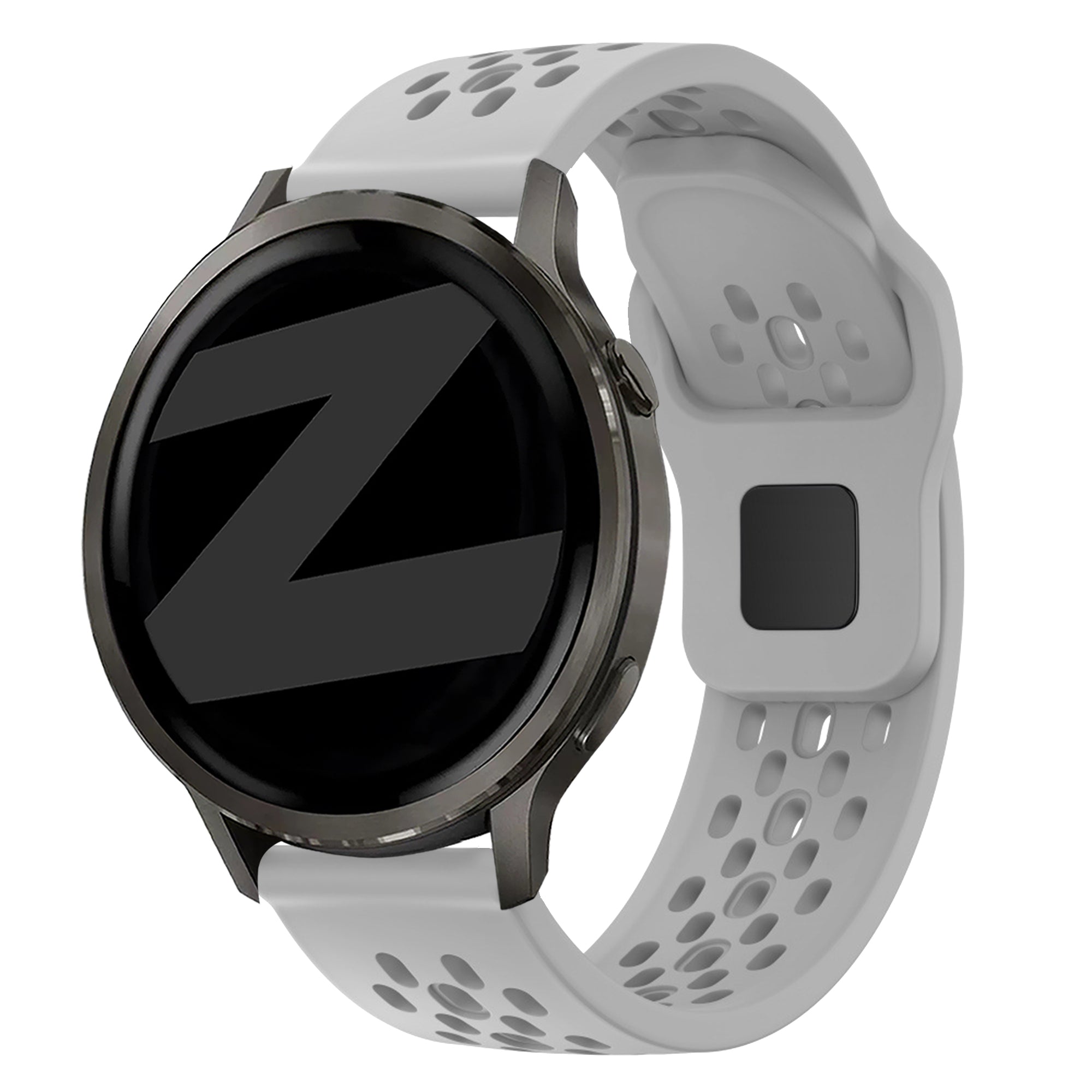 Bandz Garmin Vivoactive 5 siliconen band 'Air' (grijs)