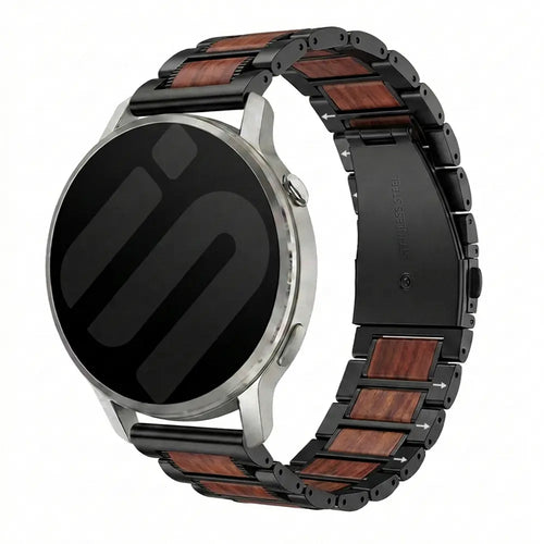 Coros Pace 4 Pro houten/stalen band (zwart)