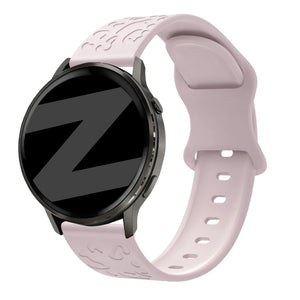 Bandz Garmin Forerunner 55 Silicone Strap 'Leopard' (Pink)