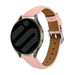 Samsung Galaxy Watch 3 41mm slimfit leren band (roze)