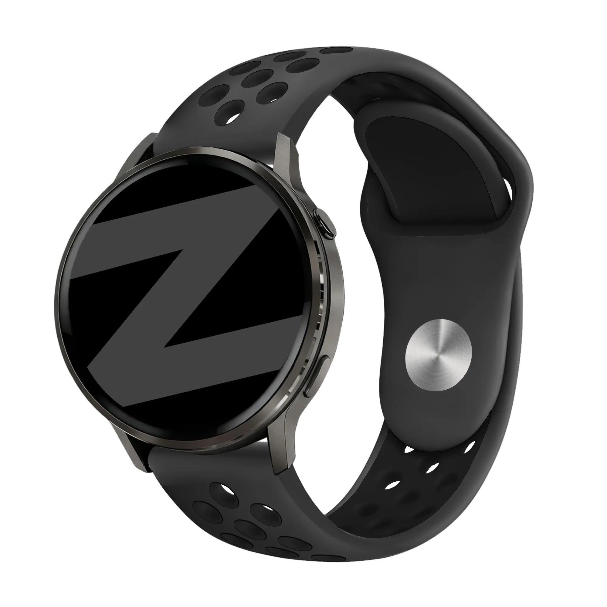 Bandz Garmin Forerunner 265 Sport Strap 'Deluxe' (Dark Grey/Black)