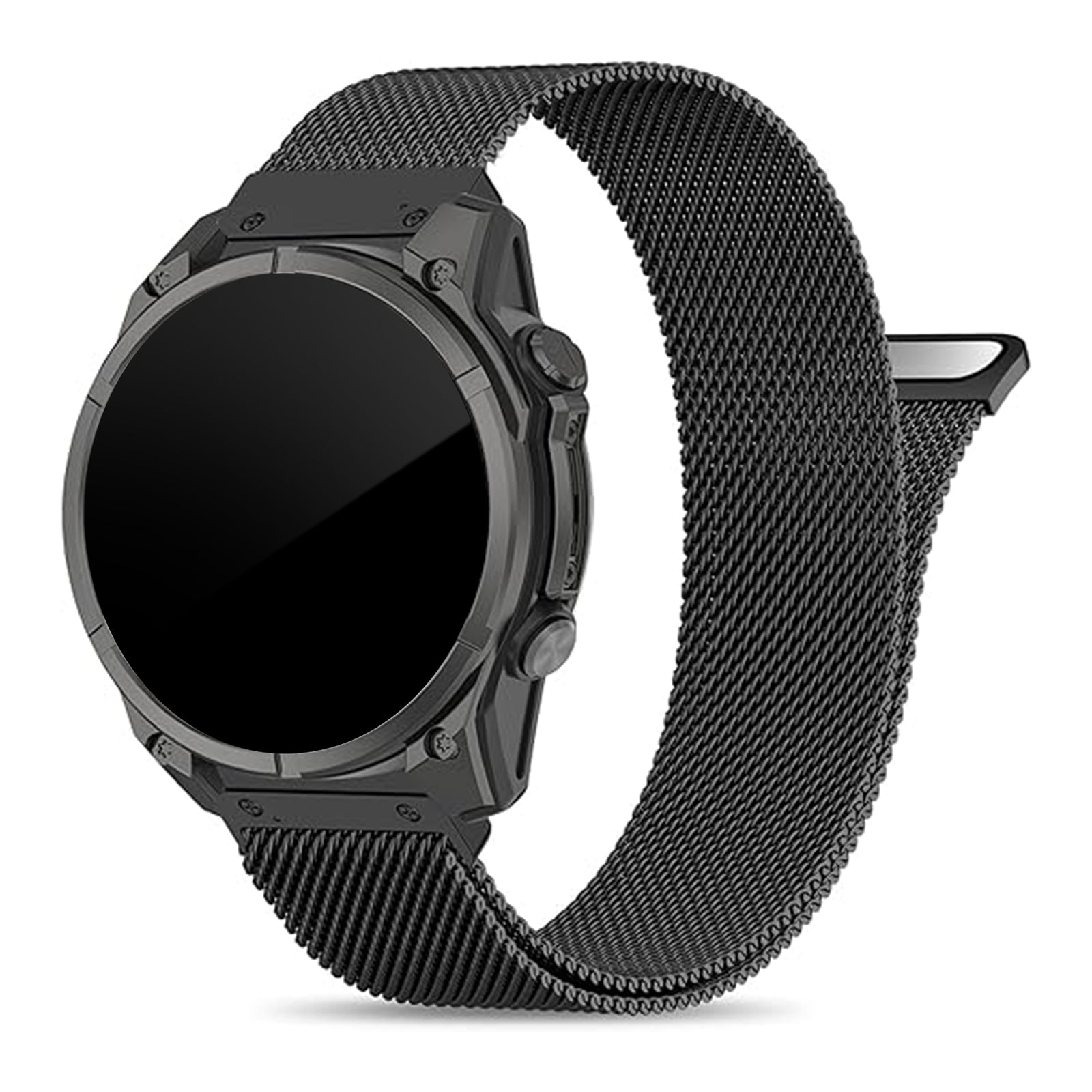 Garmin Forerunner 970 premium Milanese band (zwart)