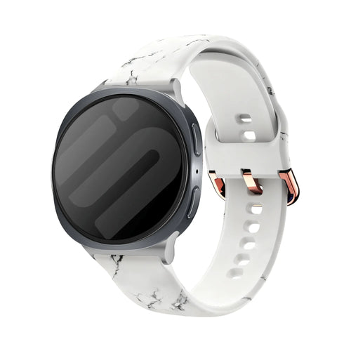 Samsung Galaxy Watch 8 Classic White Marble bandje