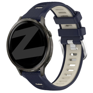 Bandz Garmin Venu 4 - 41mm Sport Strap with Buckle (Dark Blue/Beige)