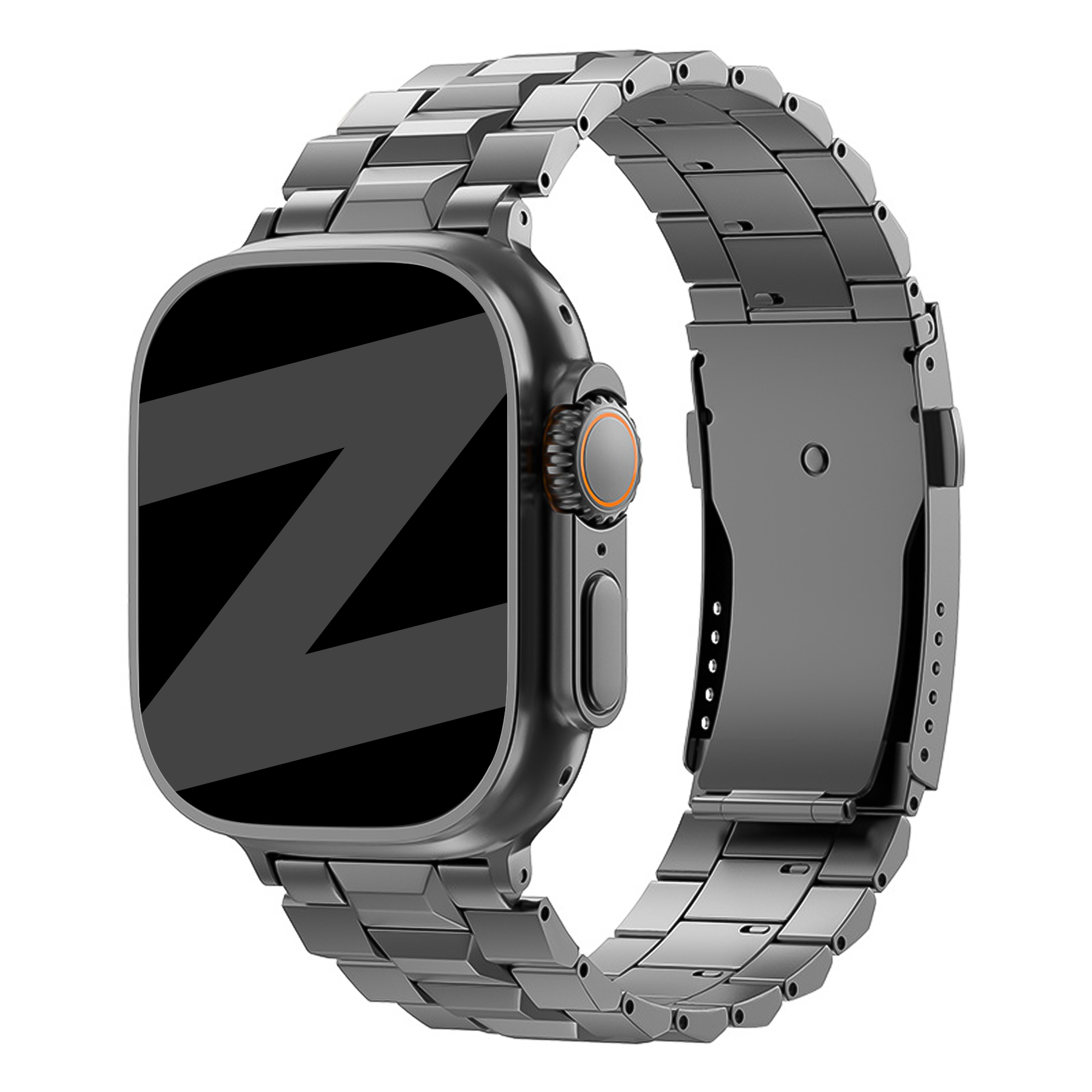 Bandz Apple Watch Ultra titanium band 'Deluxe' (grafiet)