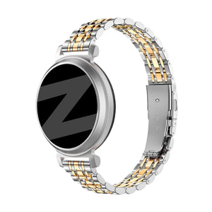 Bandz Zenwatch Lily stalen band 'Deluxe' (zilver/goud)