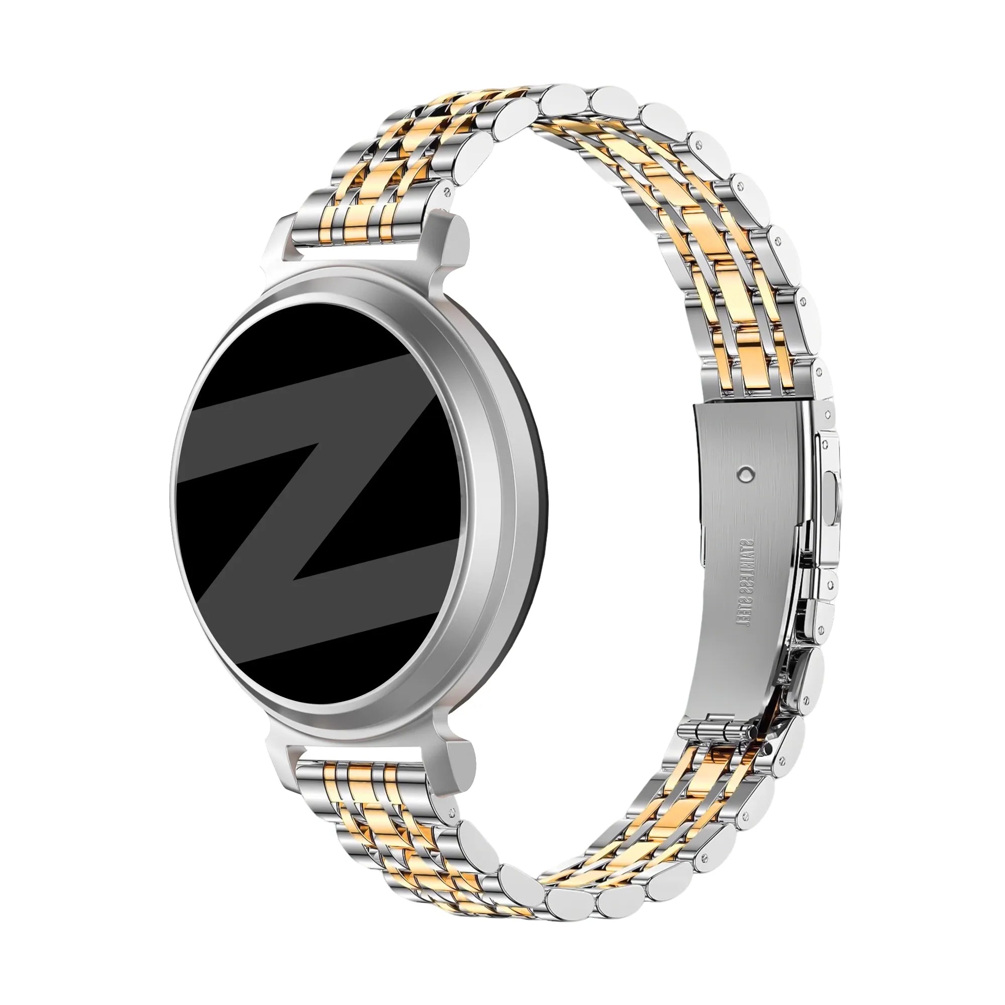 Bandz Zenwatch Lily stalen band 'Deluxe' (zilver/goud)