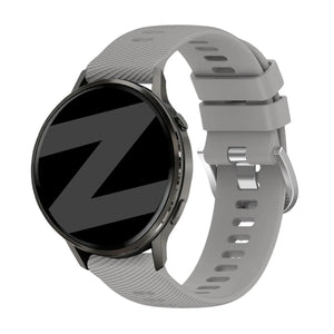 Bandz Garmin Venu 3s siliconen band 'Deluxe' (grijs)