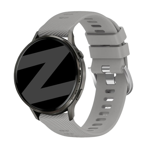 Bandz Garmin Venu 3s siliconen band 'Deluxe' (grijs)