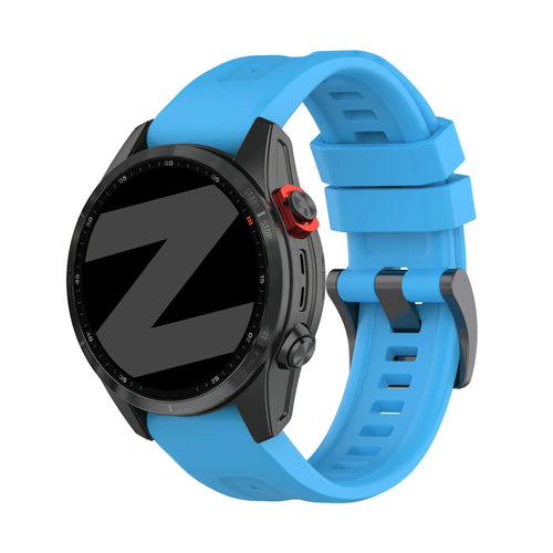 Bandz Garmin D2 Mach 2 - 47mm Silicone Strap 'Classic' (Sky Blue)