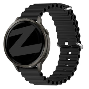 Bandz Garmin Forerunner 570 - 42mm ocean bandje 'Classic' (zwart)