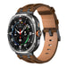 Samsung Galaxy Watch Ultra 2 Solid Leather Strap (Dark Brown)